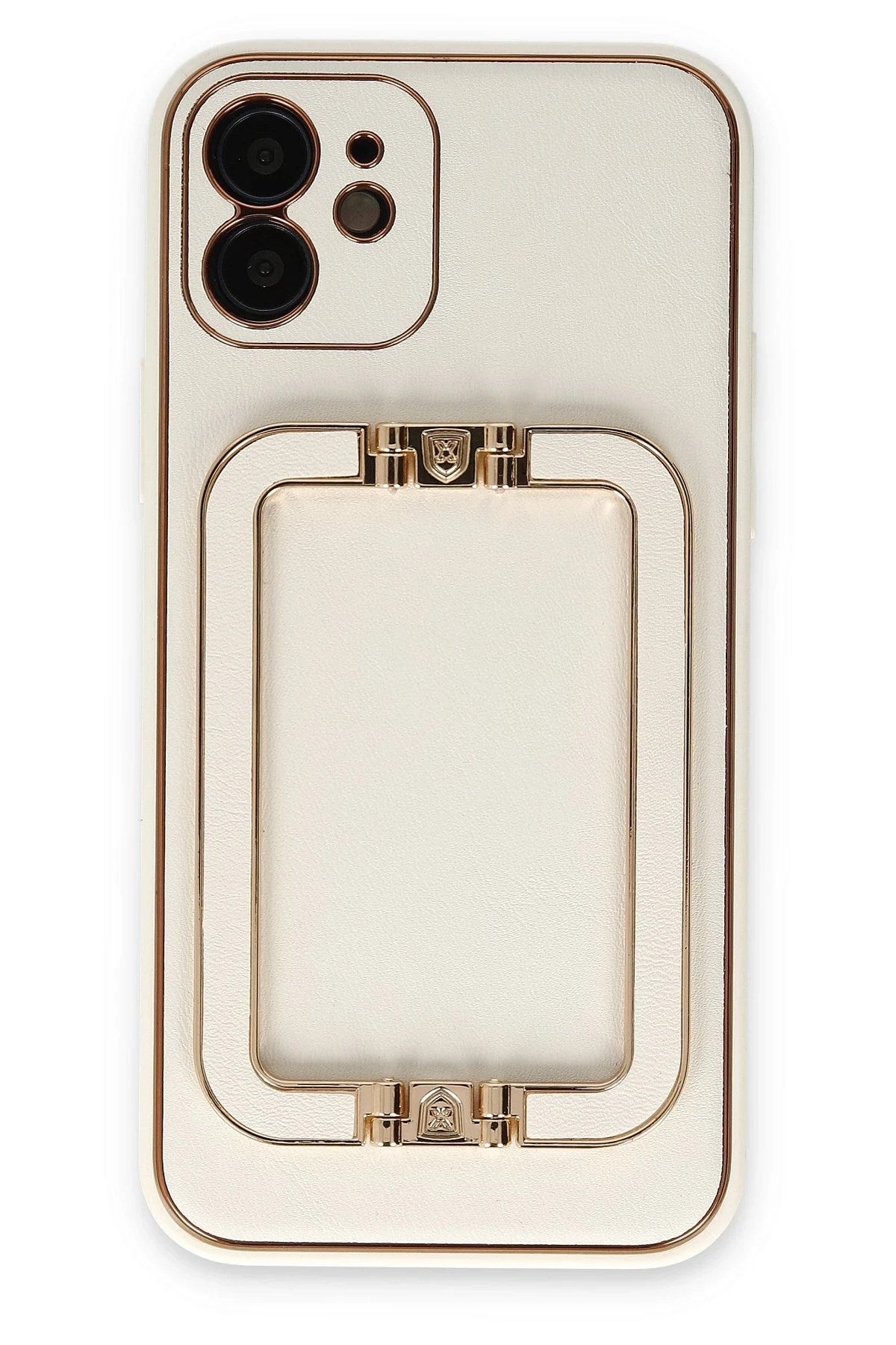 Mey İthalat® iPhone 12 Kılıf Coco Elit Kapak - Beyaz