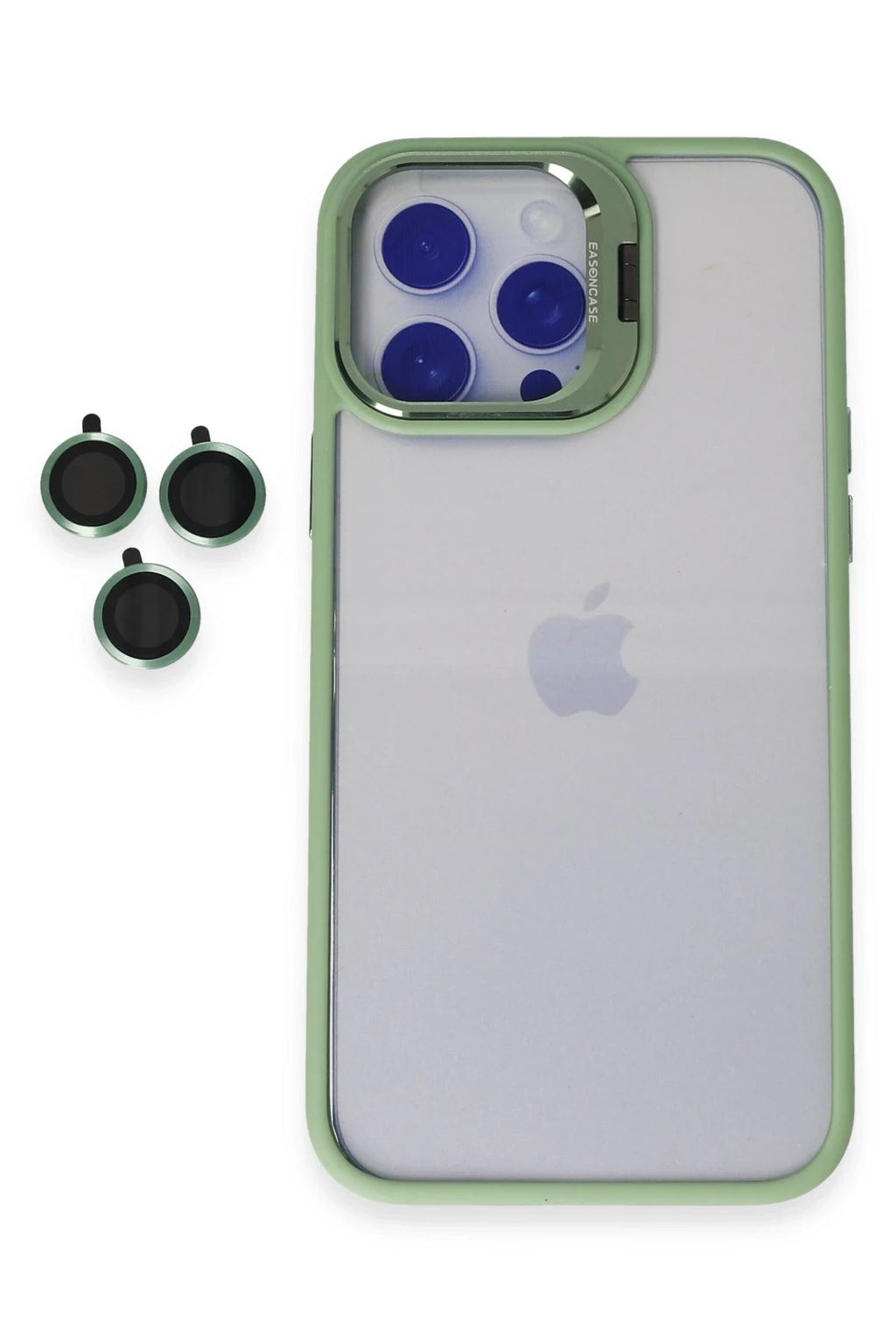 Mey İthalat® iPhone 14 Pro Max Kılıf Roblox Lens Standlı Kapak - Yeşil