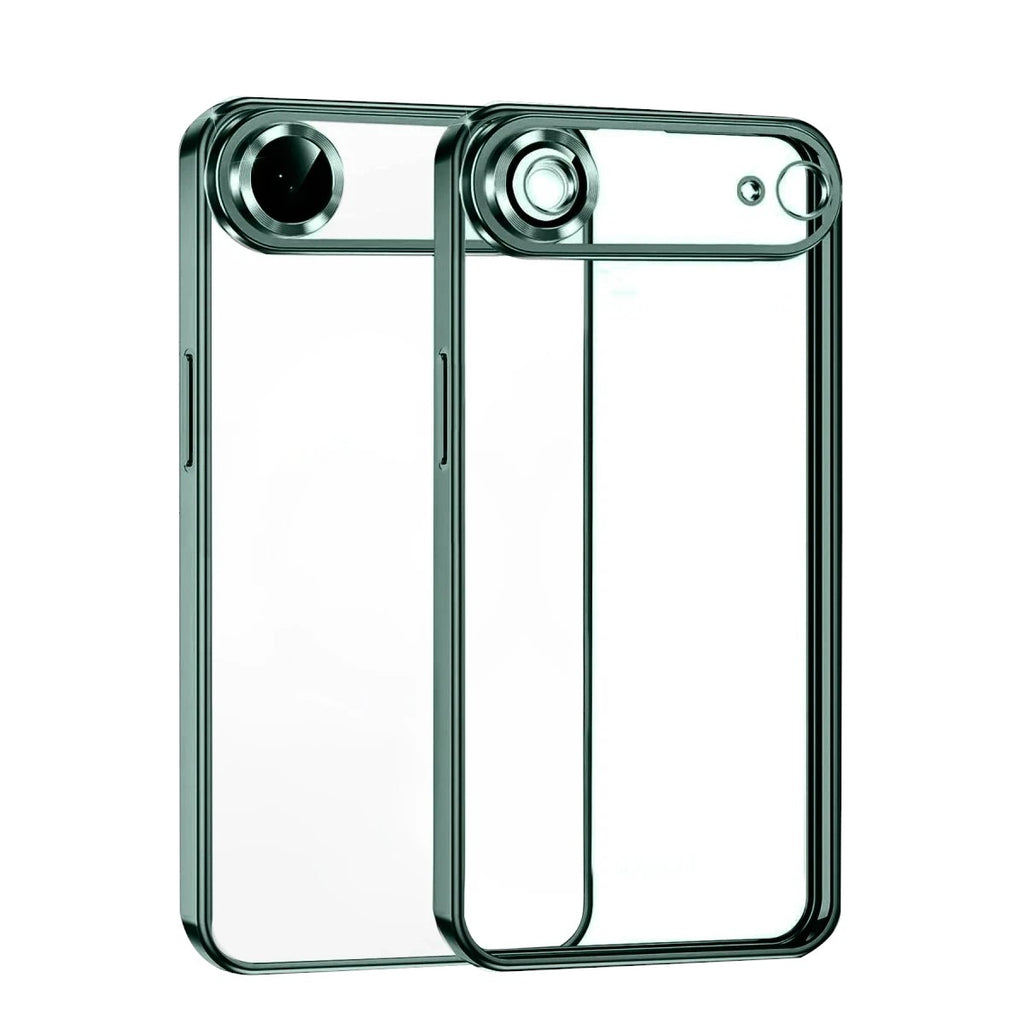 Mey İthalat® iPhone 17 Air Lensli Silikon - Yeşil
