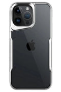 Mey İthalat® iPhone 15 Pro Max Kılıf Boyi Silikon Kapak - Gümüş
