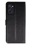Mey İthalat® Realme 9i 4G Trend S Plus Kapaklı Kılıf - Siyah