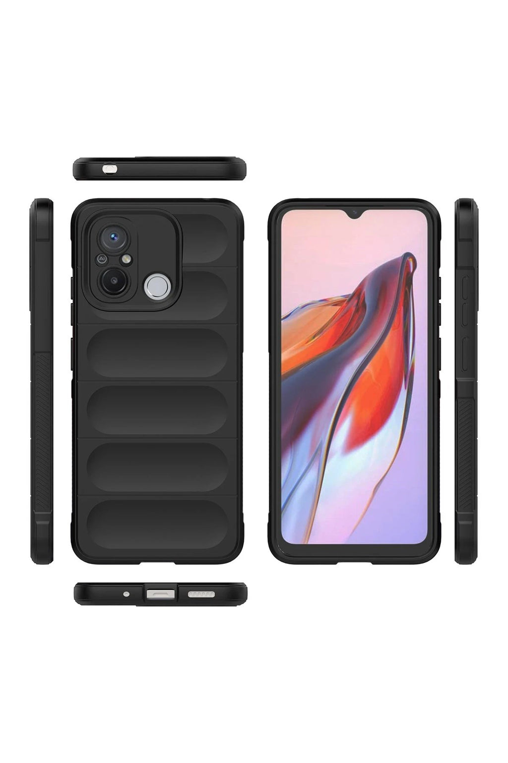 Mey İthalat® Redmi 12C Kılıf Optimum Silikon - Siyah