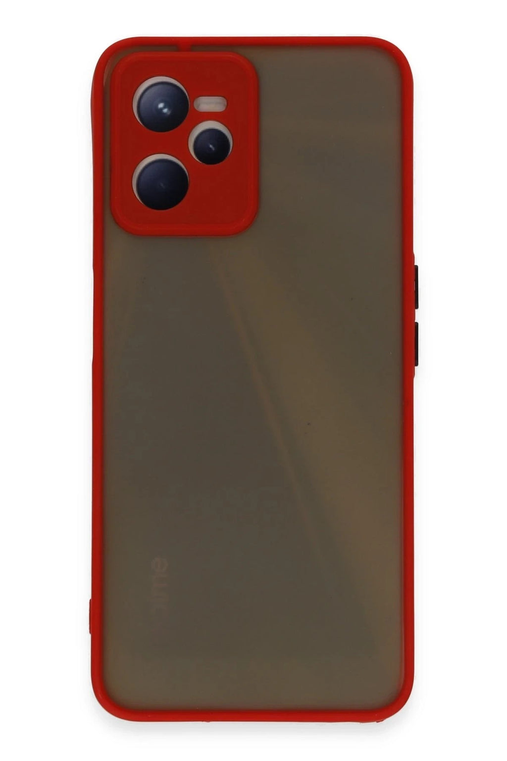 Mey İthalat® Realme C35 Kılıf Montreal Silikon Kapak - Kırmızı