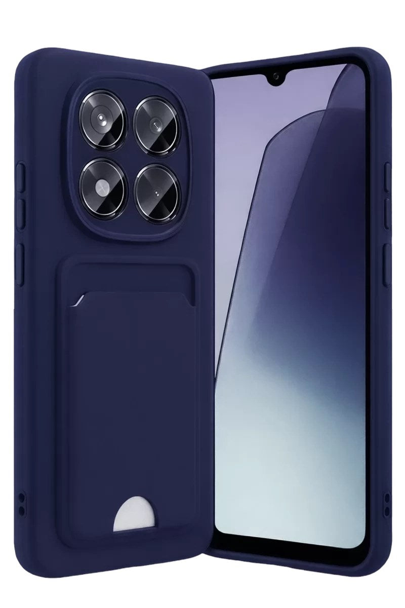 Mey İthalat® Redmi Note 15 Pro 5G Kelvin Kartvizitli Silikon - Lacivert
