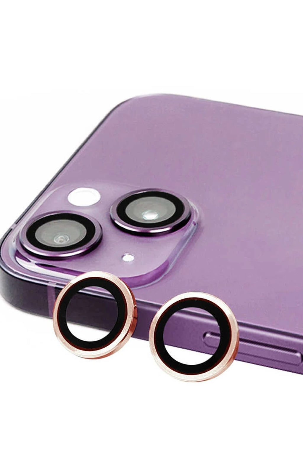 Mey İthalat® iPhone 15 Raze Metal Kamera Lens - Pembe