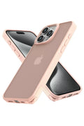 Mey İthalat® iPhone 13 Pro Max Kılıf Elegant Kapak - Pudra