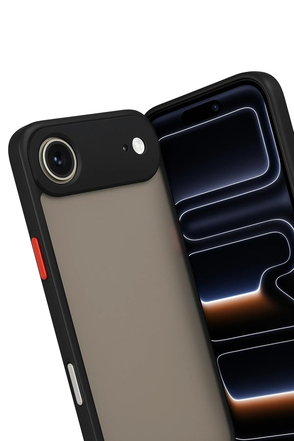 Mey İthalat® iPhone 17 Air Kılıf Montreal Silikon Kapak - Siyah