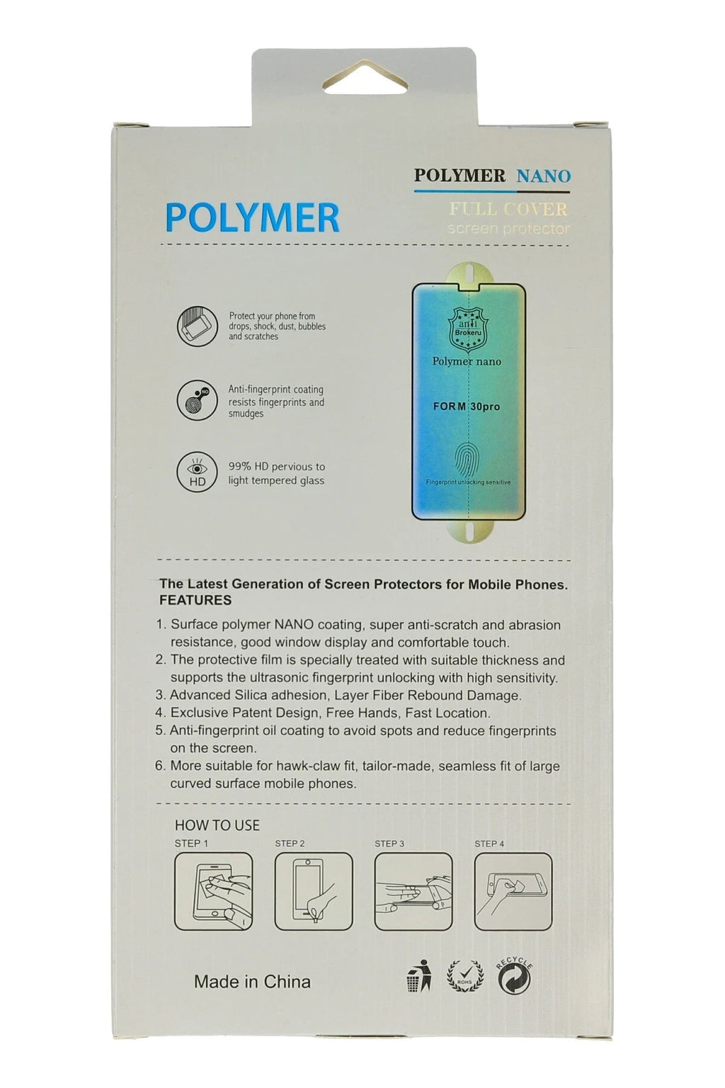 Mey İthalat® Samsung Galaxy S9 Plus Polymer Nano Ekran Koruyucu