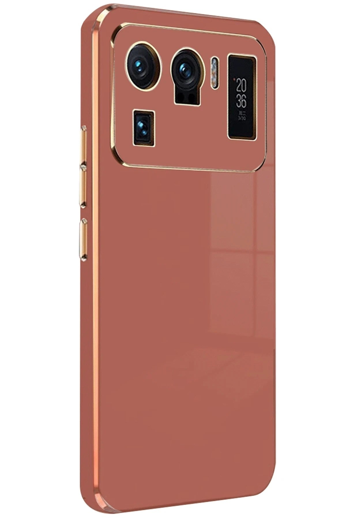 Mey İthalat® Mi 11 Ultra Kılıf Volet Silikon - Kırmızı