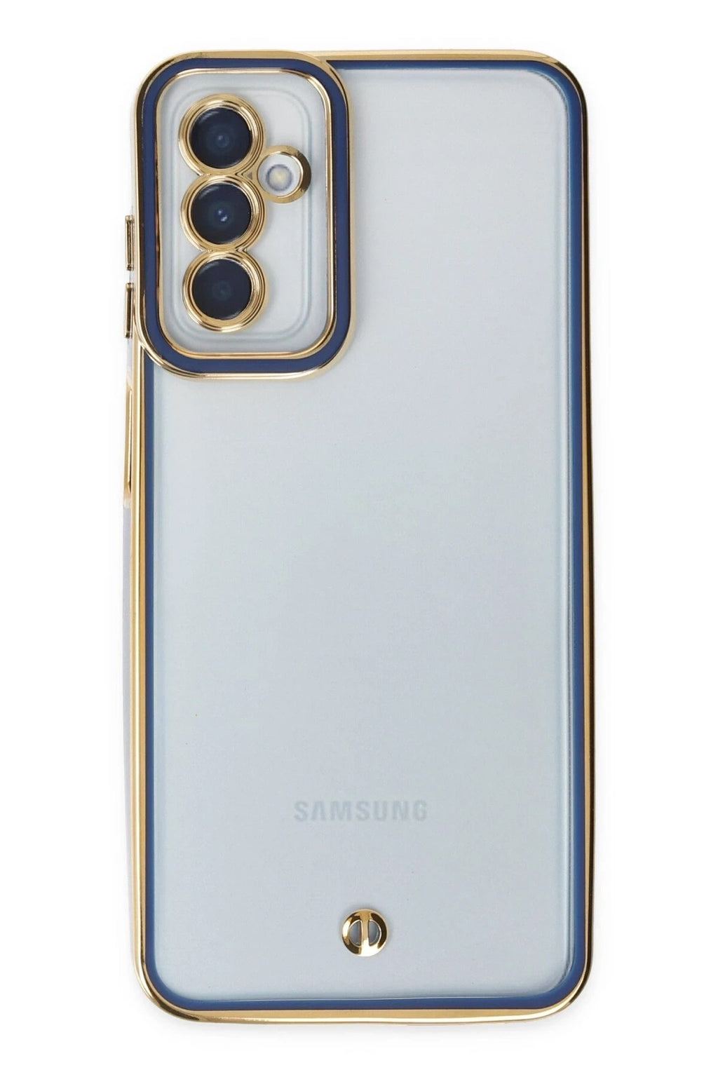Mey İthalat® Samsung Galaxy M23 Kılıf Liva Lens Silikon - Mavi
