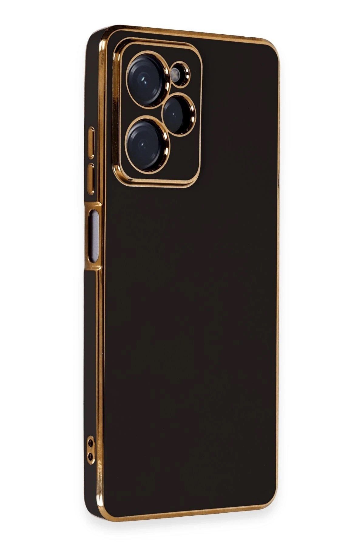 Mey İthalat® Poco X5 Pro 5G Kılıf Volet Silikon - Siyah