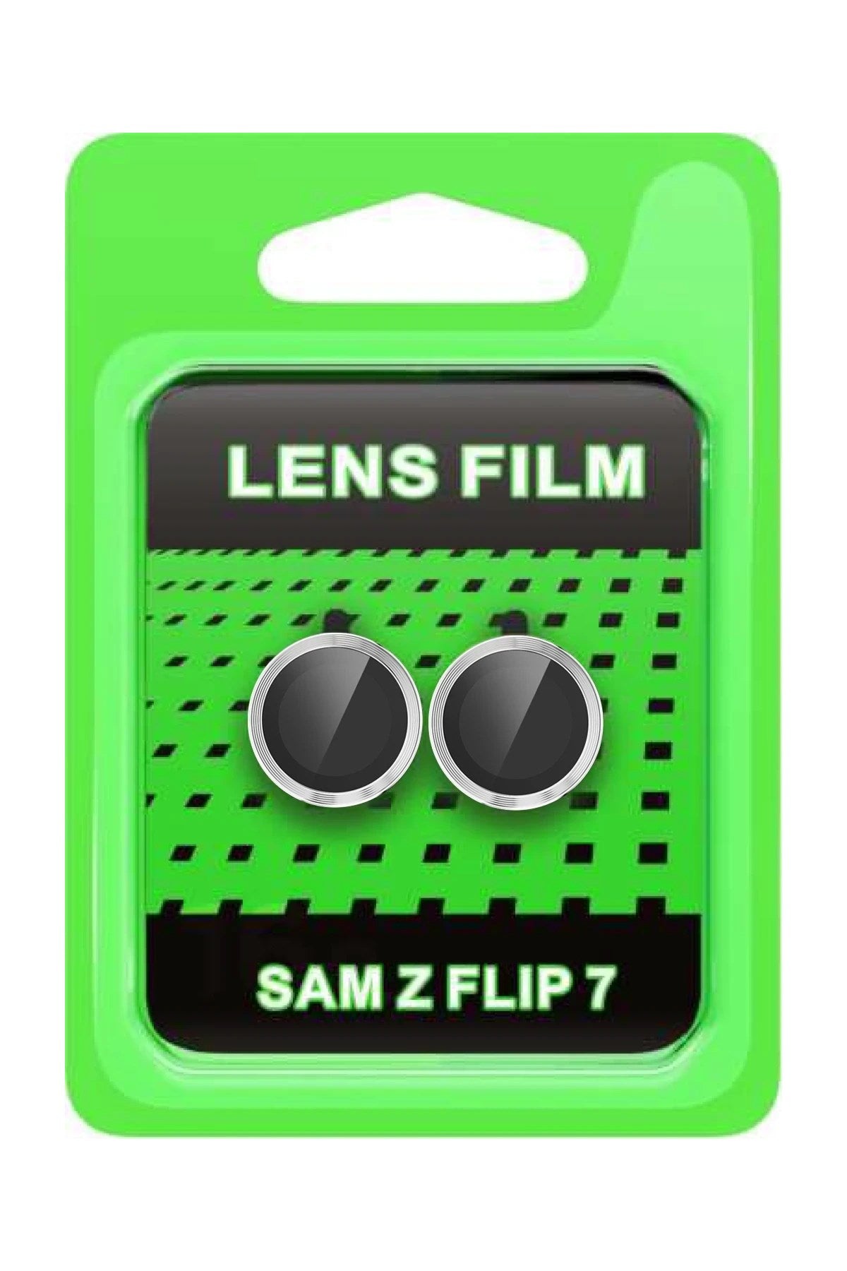 Mey İthalat® Samsung Galaxy Z Flip 7 Raze Metal Kamera Lens - Gümüş