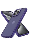 Mey İthalat® iPhone 13 Pro Max Kılıf Elegant Kapak - Derin Mor