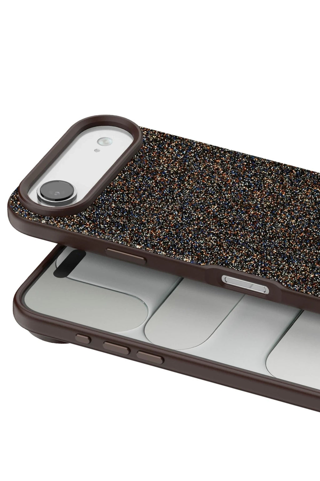 Mey İthalat® iPhone 17 Air Bright Simli Kapak - Gold