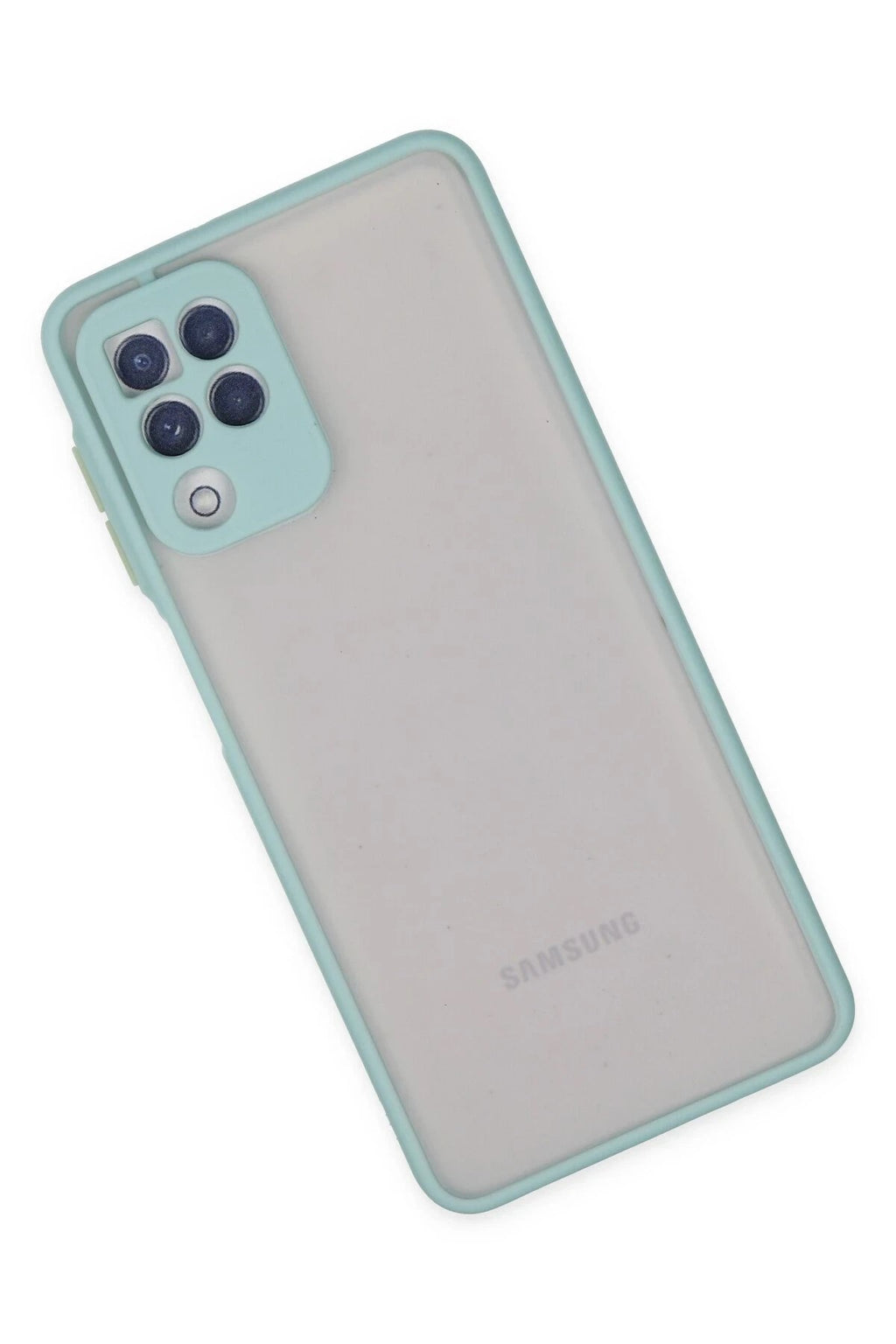 Mey İthalat® Samsung Galaxy A22 Kılıf Montreal Silikon Kapak - Turkuaz