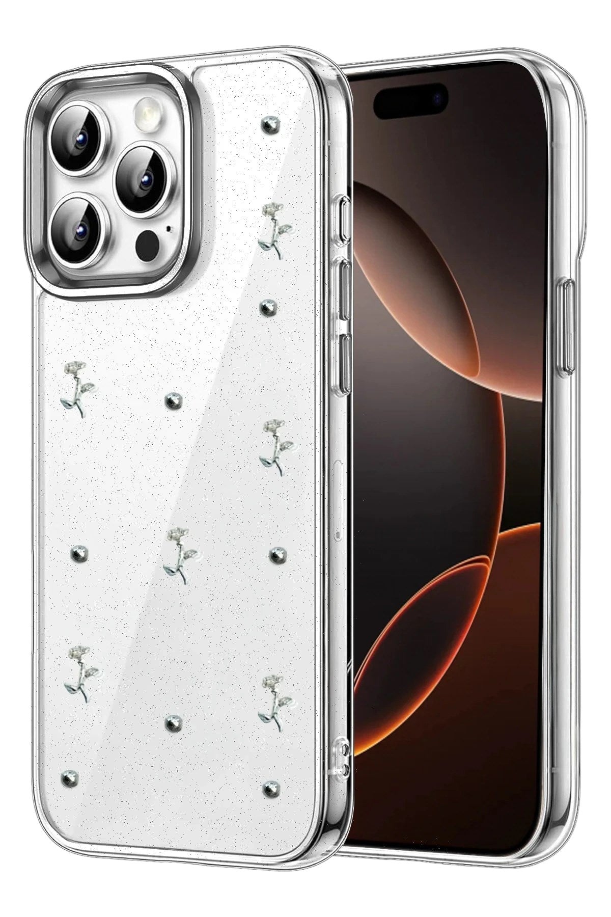 Mey İthalat® iPhone 14 Pro Max Fiyonk Desenli Kapak - Desen 4