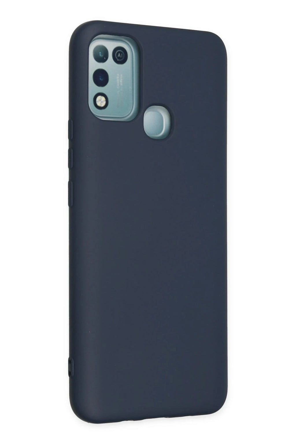 Mey İthalat® İnfinix Hot 10 Play Kılıf Nano içi Kadife Silikon - Lacivert