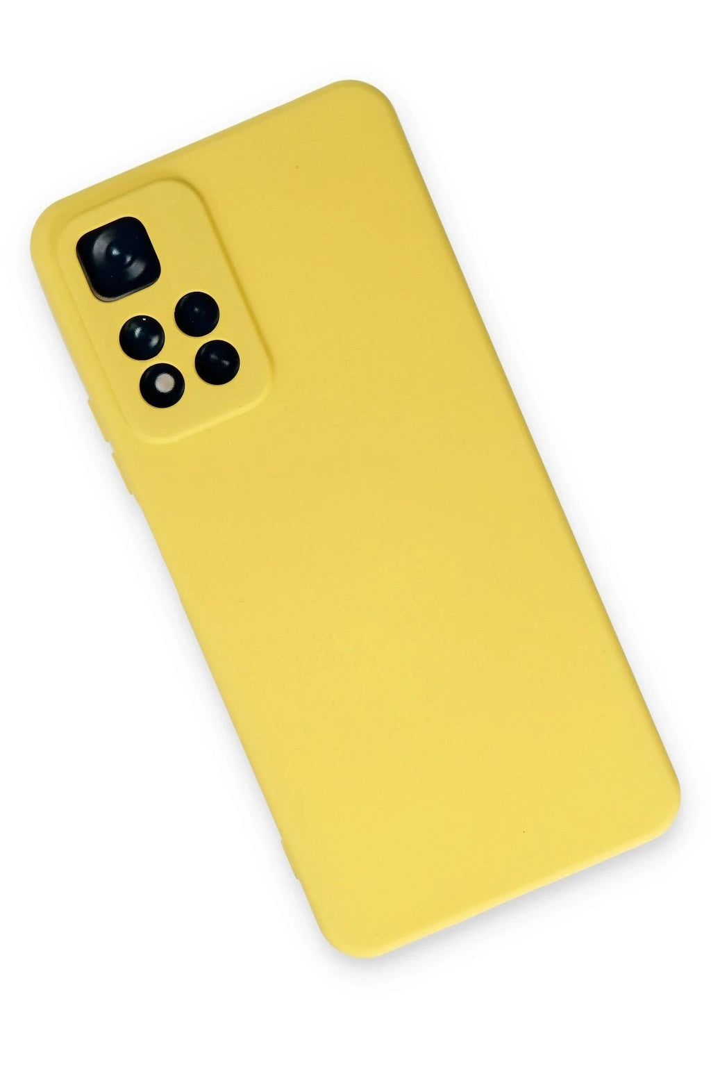 Mey İthalat® Redmi Note 11 Pro Plus 5G Kılıf Nano içi Kadife Silikon - Sarı