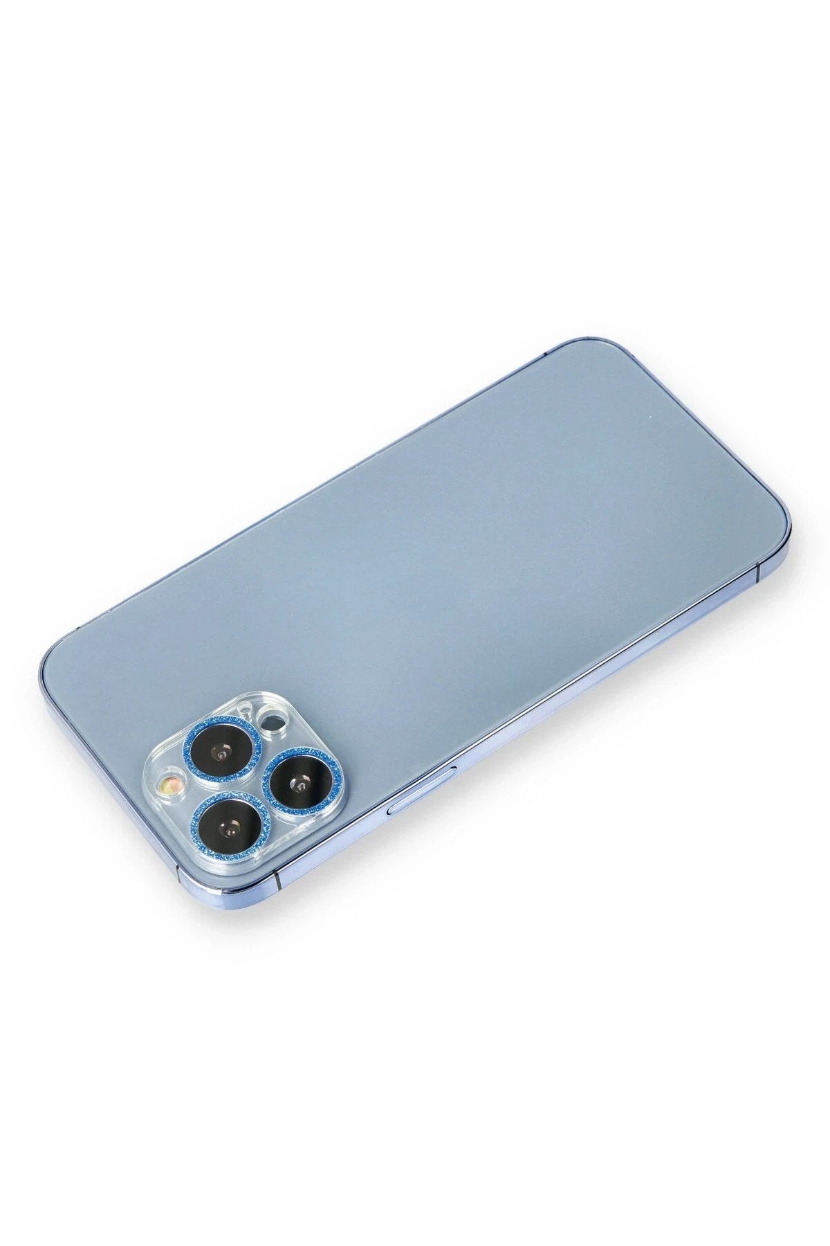 Mey İthalat® iPhone 12 Pro Shine Kamera Lens Koruma Cam - Mavi