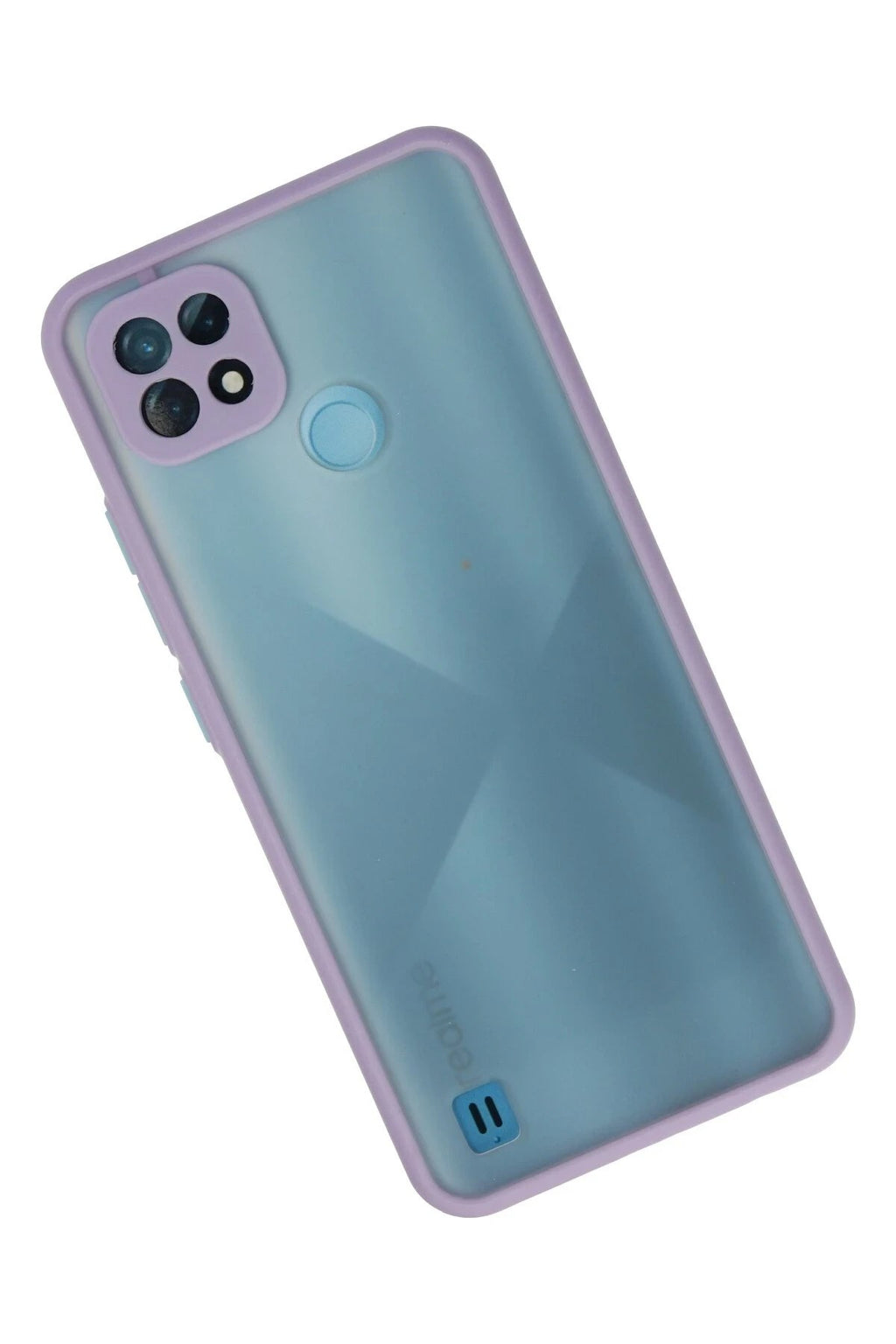 Mey İthalat® Realme C21 Kılıf Montreal Silikon Kapak - Mor