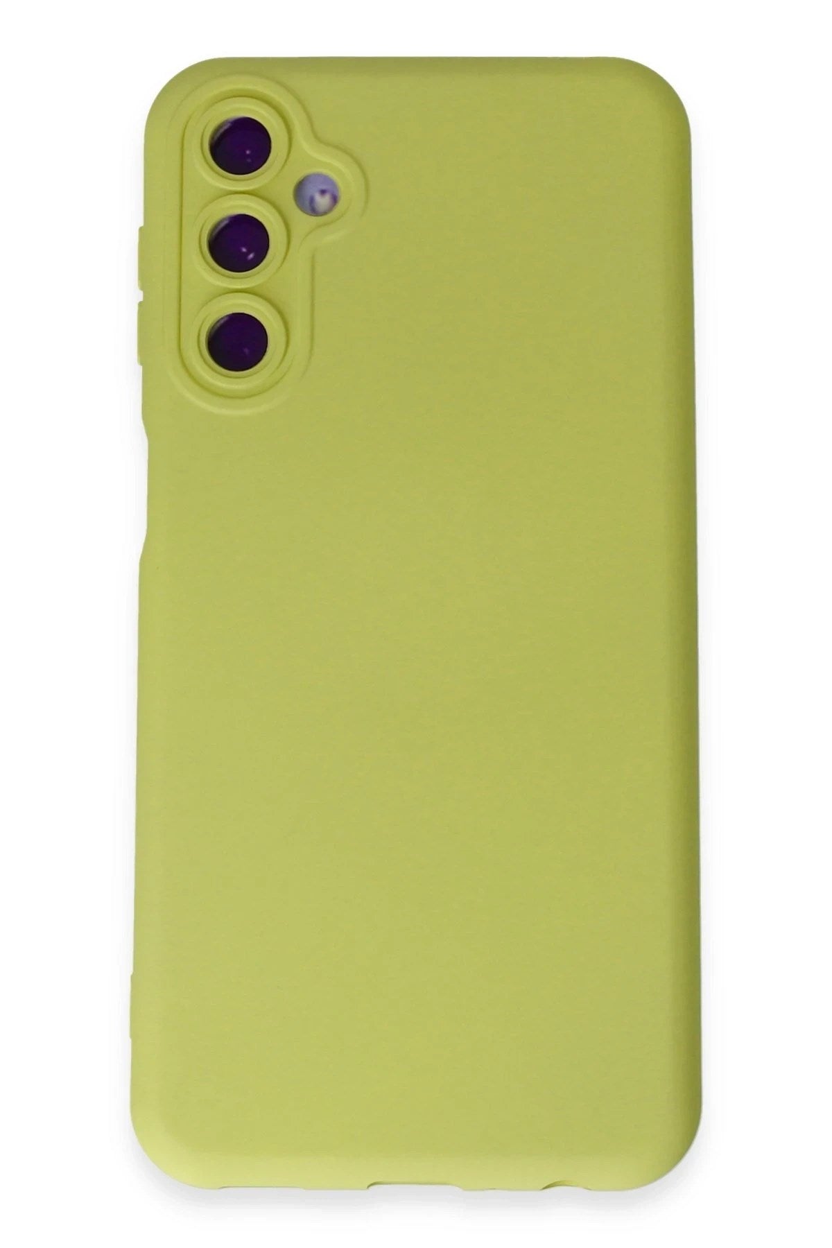 Mey İthalat® Samsung Galaxy M14 5G Kılıf Nano içi Kadife Silikon - Sarı
