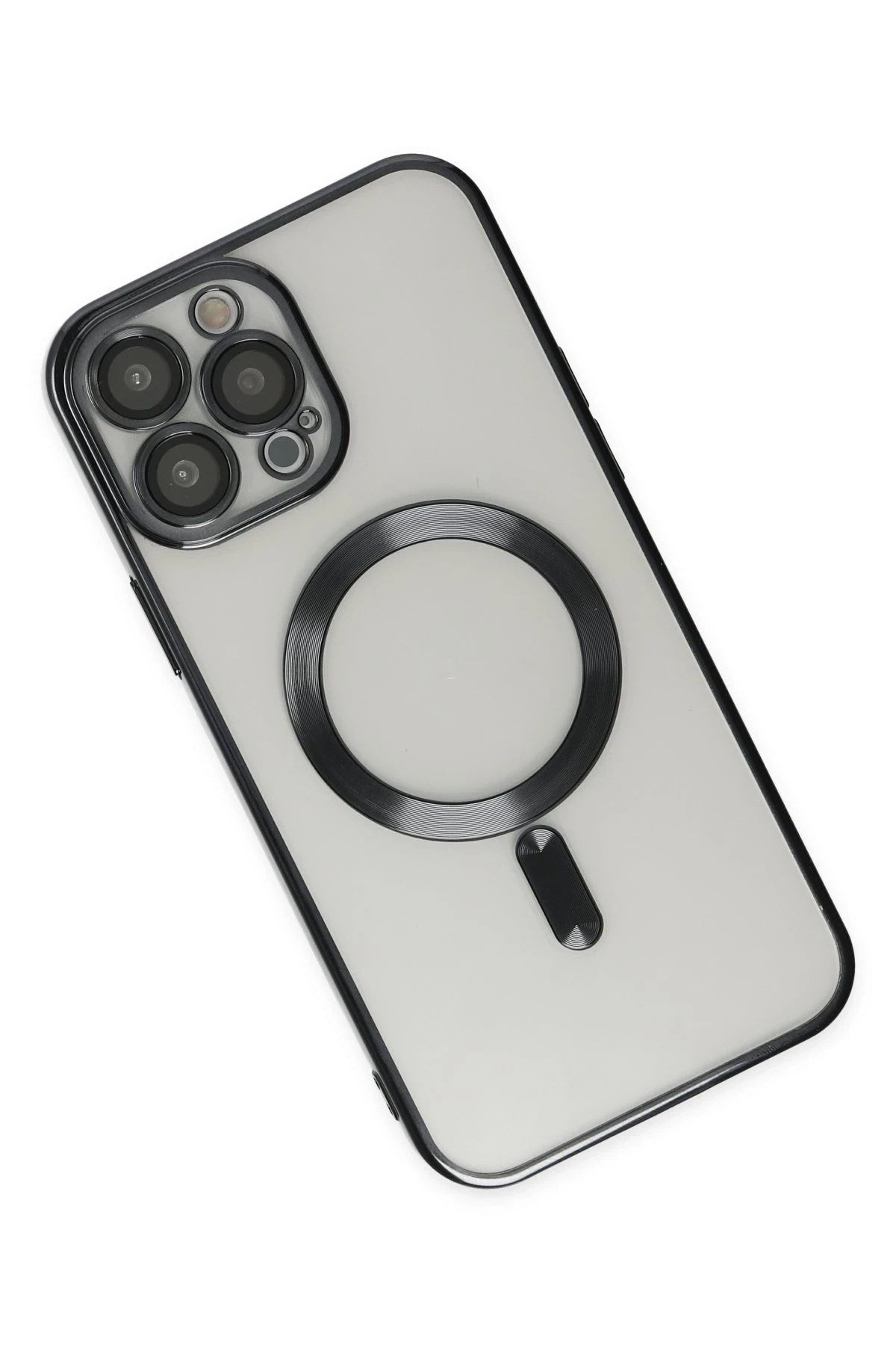 Mey İthalat® iPhone 13 Pro Kılıf Kross Magneticsafe Kapak - Siyah