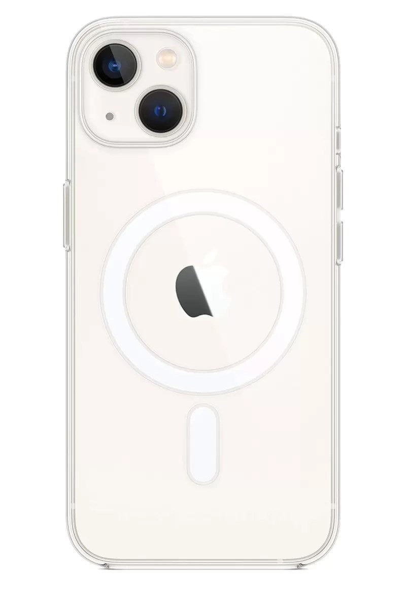 Mey İthalat® iPhone 15 Plus Kılıf Magneticsafe Şeffaf Silikon - Şeffaf