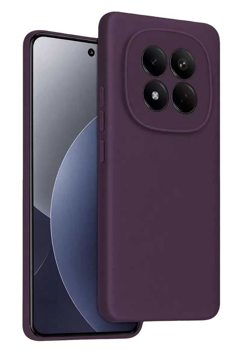 Mey İthalat® Redmi Note 15 4G First Silikon - Mürdüm