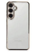 Mey İthalat® Samsung Galaxy S24 FE Kılıf Lensli Silikon - Titanyum Gri