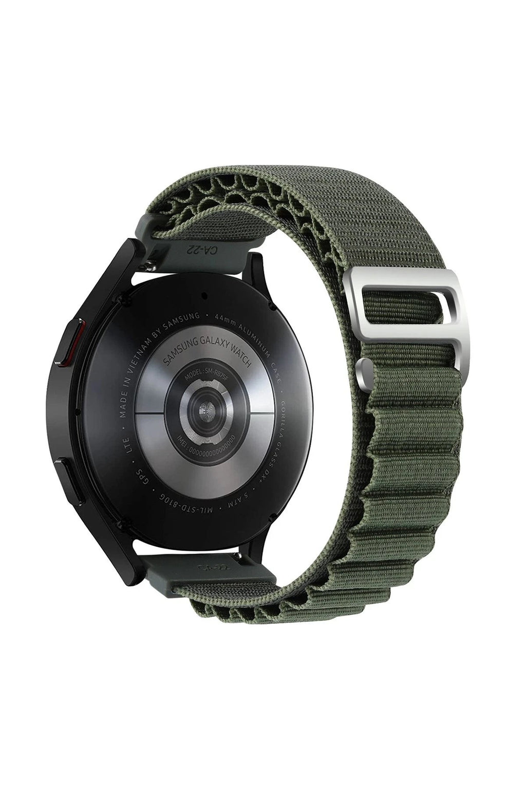 Mey İthalat® Watch 20mm KR410 Kumaş Kordon - Yeşil