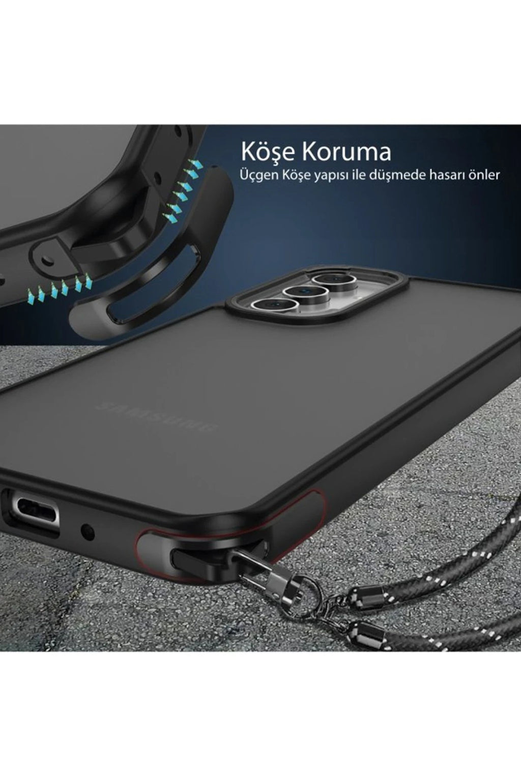 Mey İthalat® Samsung Galaxy A05S Kılıf Elegant Kapak - Yeşil