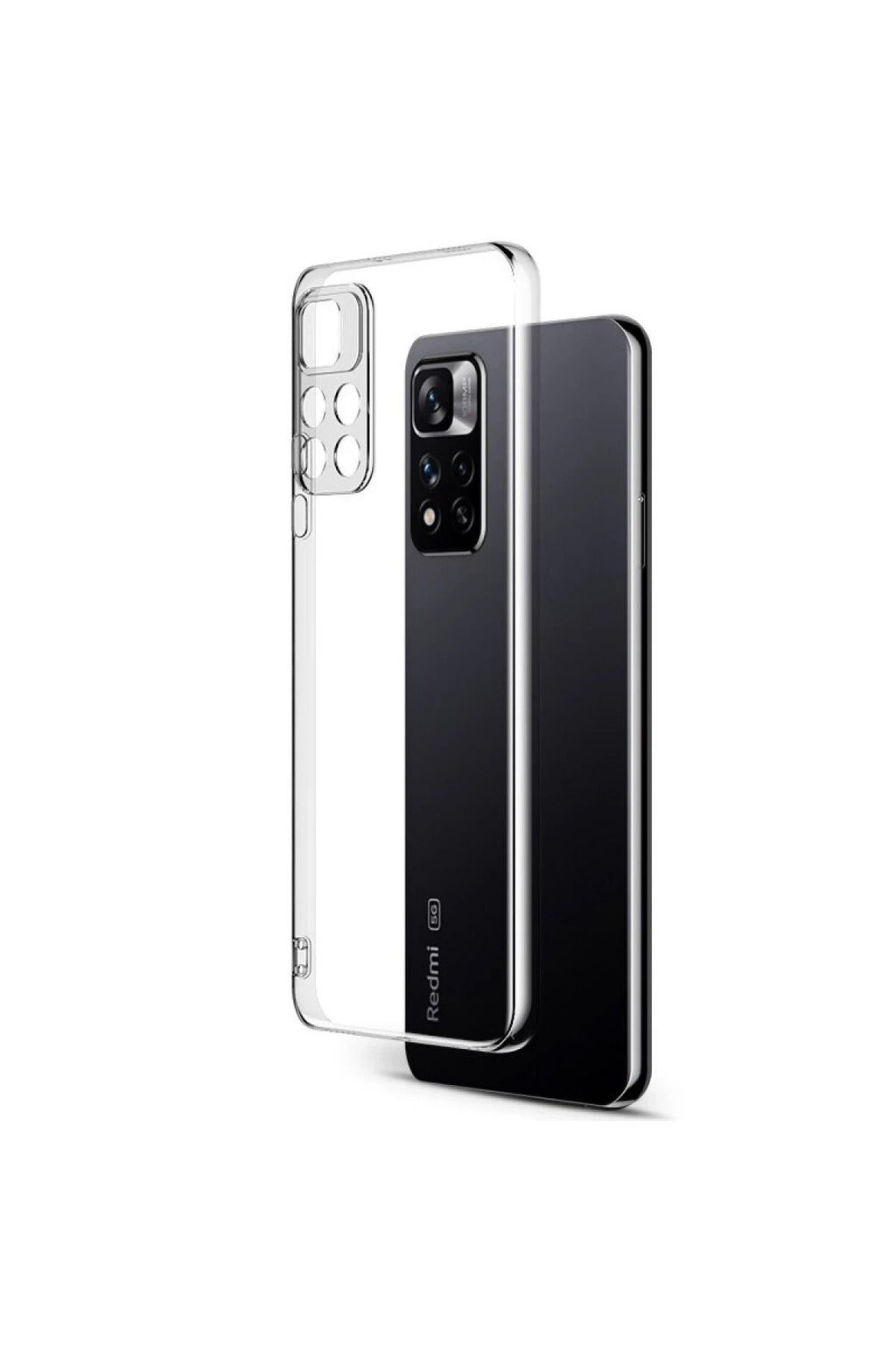 Mey İthalat® Redmi Note 11 Pro Plus 5G Kılıf Lüx Şeffaf Silikon