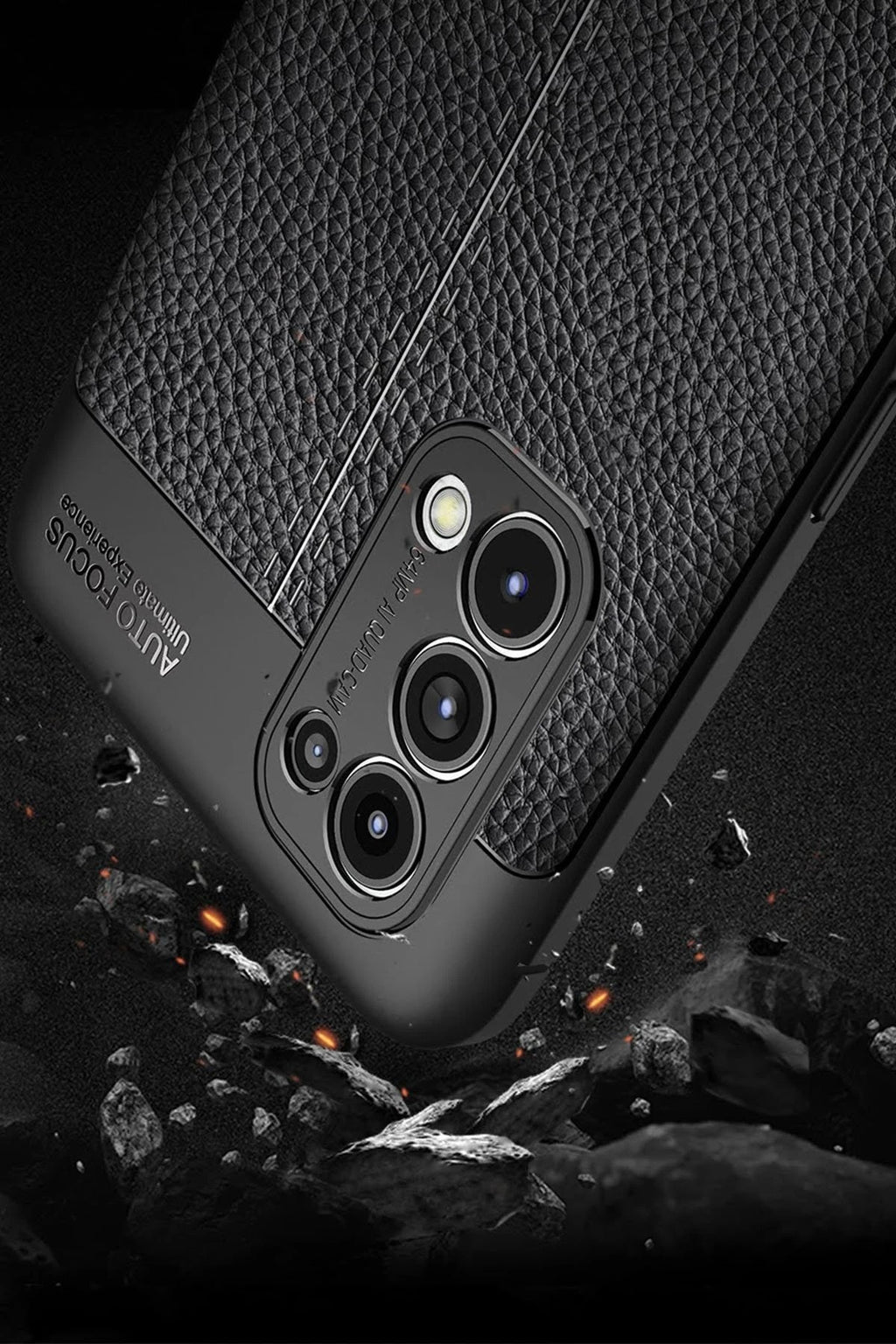 Mey İthalat® Reno 5 Pro Kılıf Auto Focus Kapak - Kırmızı
