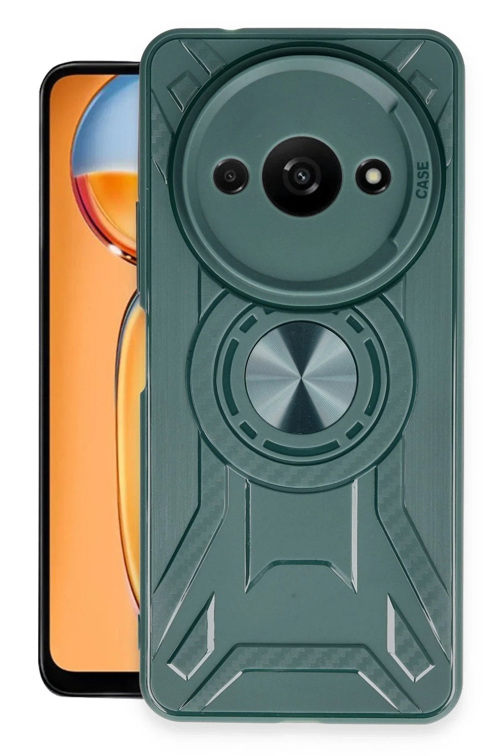 Mey İthalat® Redmi A3 4G Kılıf Lincoln Silikon - Koyu Yeşil
