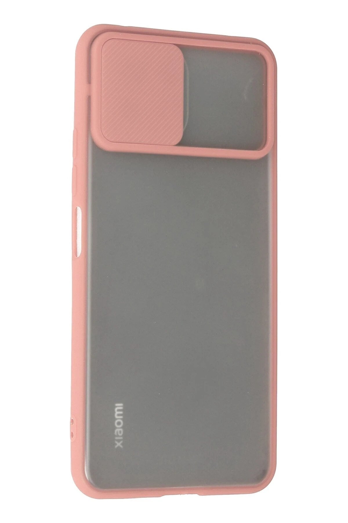 Mey İthalat® Mİ 11 Lite Kılıf Palm Buzlu Kamera Sürgülü Silikon - Pembe