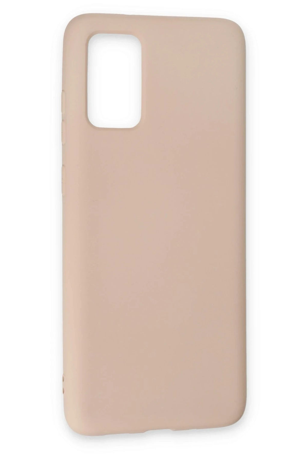 Mey İthalat® Samsung Galaxy S20 Plus Kılıf Nano içi Kadife Silikon - Pudra