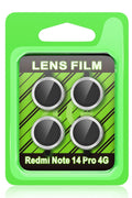 Mey İthalat® Redmi Note 14 Pro 4G Raze Metal Kamera Lens - Gümüş