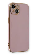 Mey İthalat® iPhone 13 Kılıf Volet Silikon - Mor