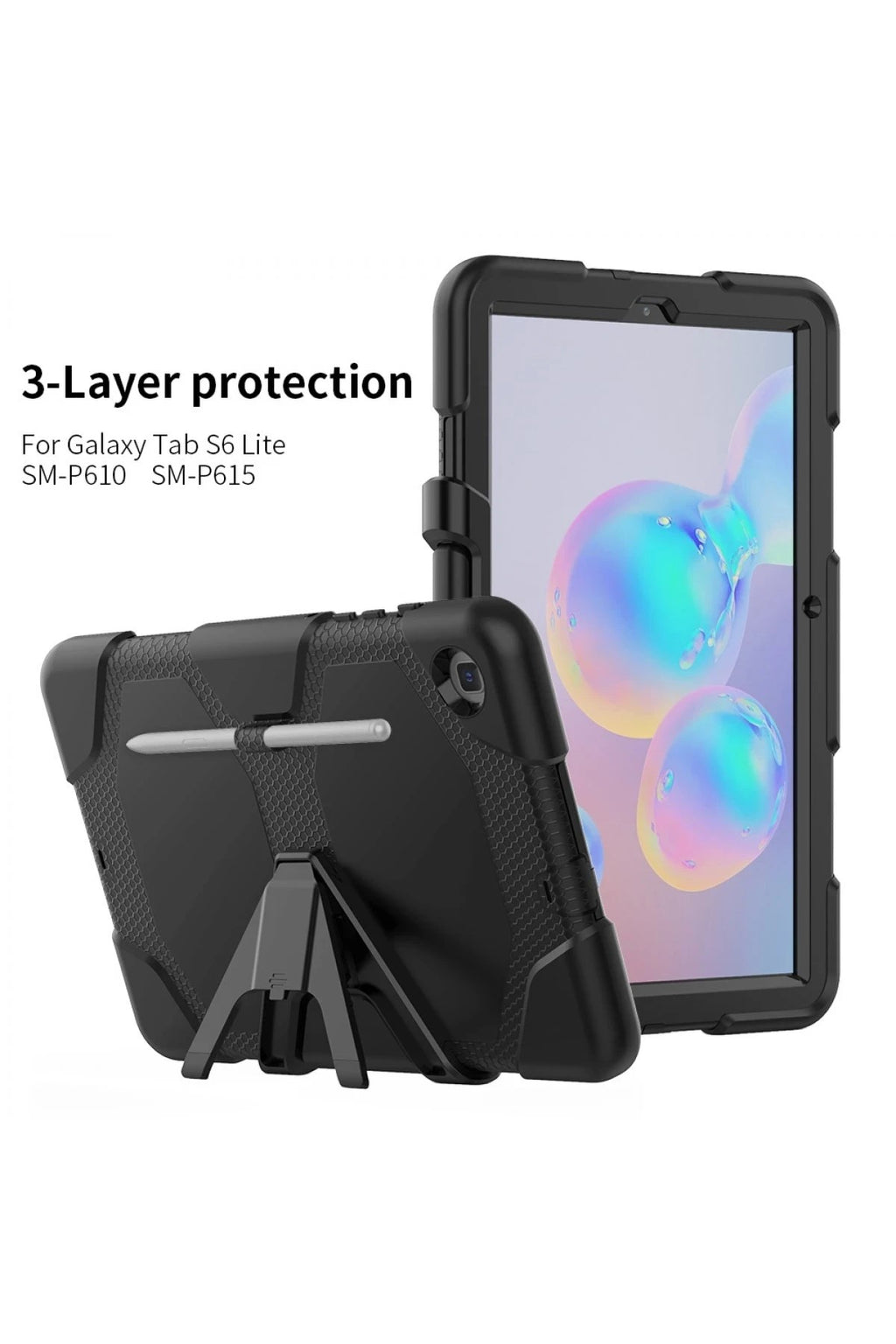 Mey İthalat® Samsung Galaxy T500 Tab A7 10.4 Kılıf Griffin Tablet Kapak - Siyah