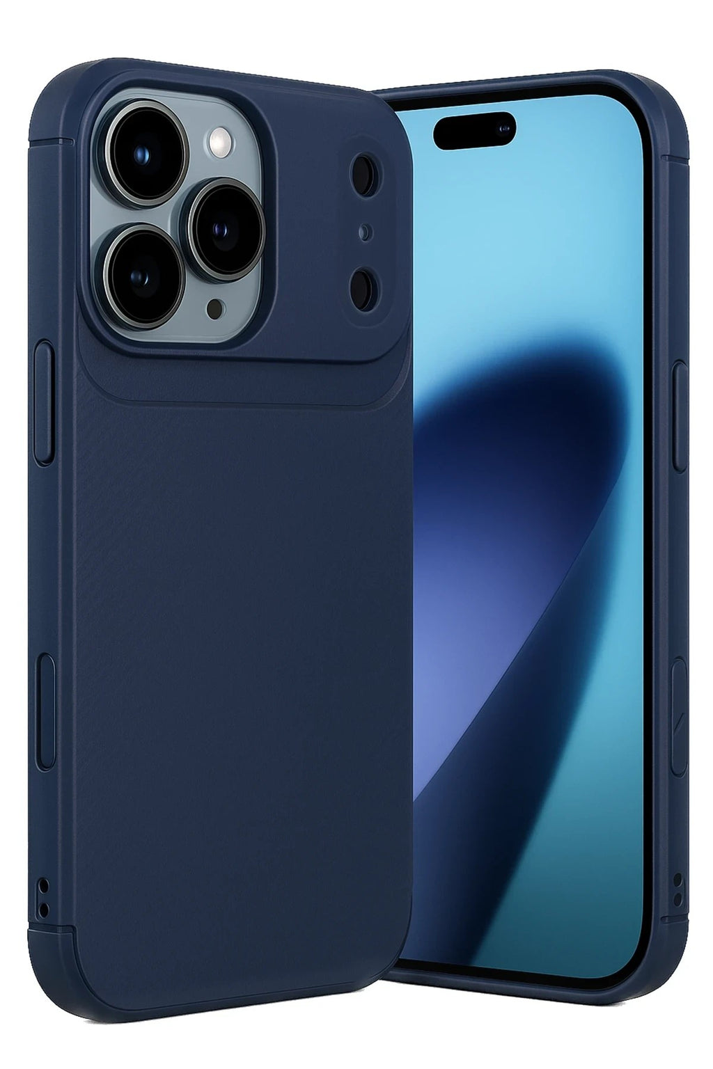 Mey İthalat® iPhone 17 Pro Max Auto Focus Karbon Kapak - Lacivert