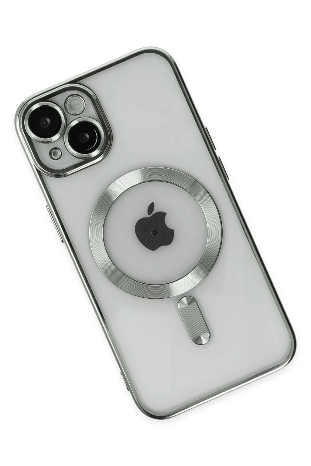 Mey İthalat® iPhone 14 Kılıf Kross Magneticsafe Kapak - Gümüş