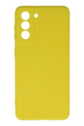 Mey İthalat® Samsung Galaxy S21 Kılıf Nano içi Kadife Silikon - Sarı