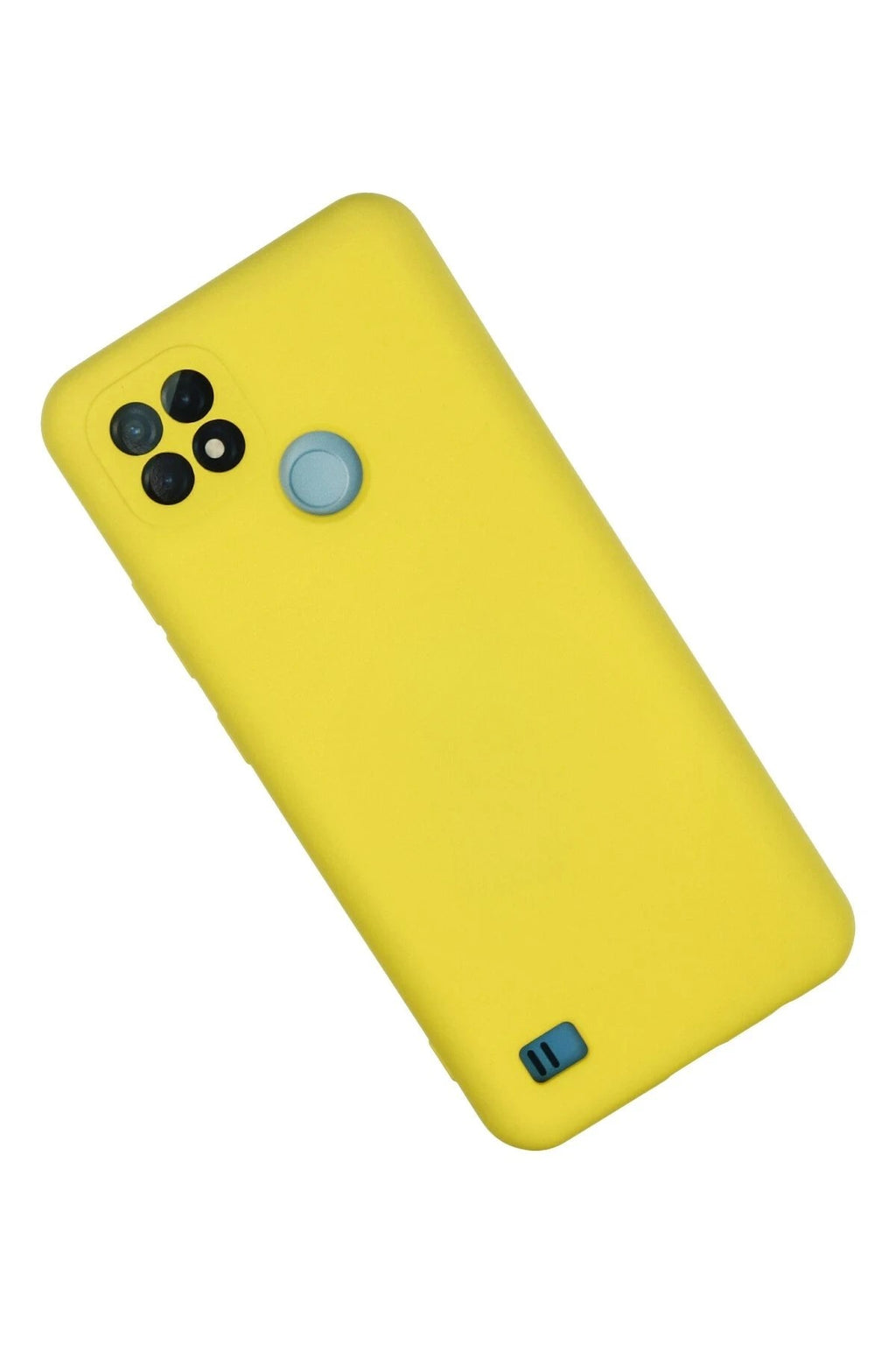 Mey İthalat® Realme C21 Kılıf Nano içi Kadife Silikon - Sarı