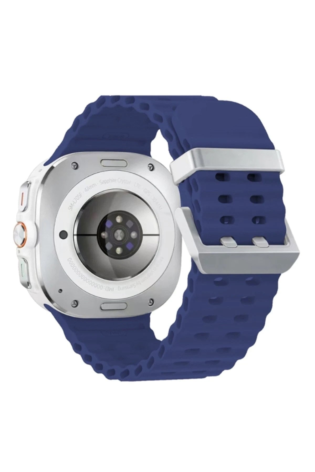 Mey İthalat® Watch 7 Ultra KR417 Rug Silikon Kordon - Lacivert