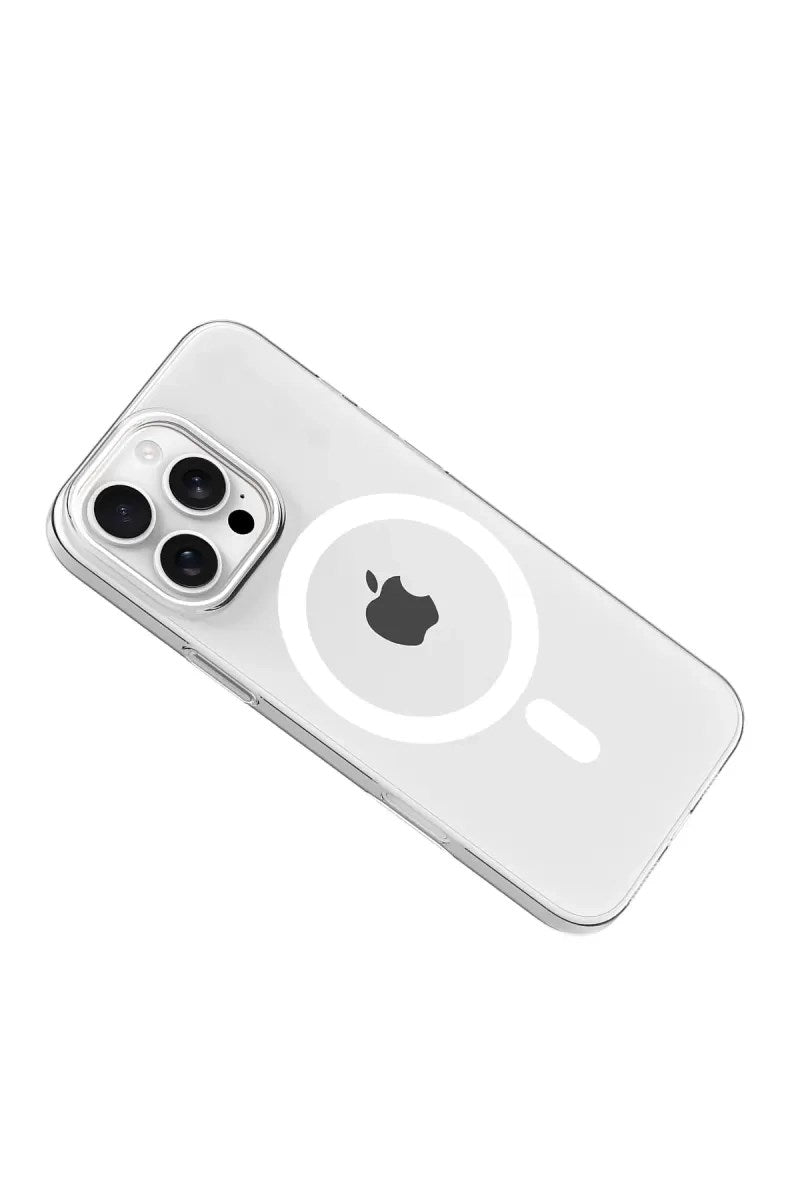 Mey İthalat® iPhone 16 Pro Max PC Blank Magsafe Kapak - Şeffaf