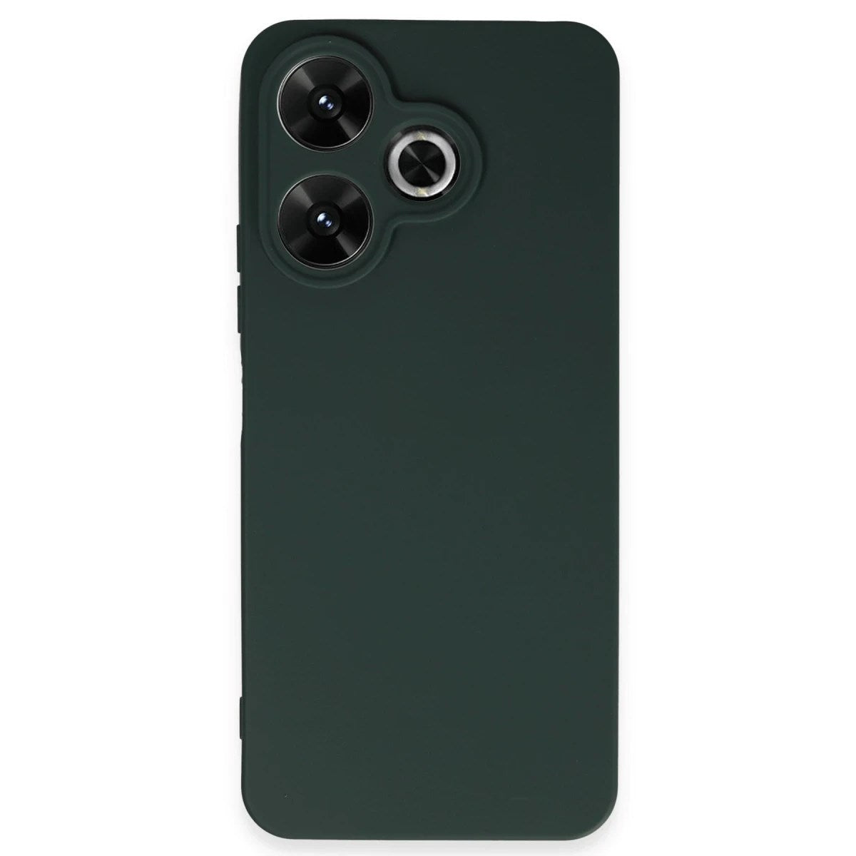 Mey İthalat® Redmi 13 4G Kılıf First Silikon - Koyu Yeşil