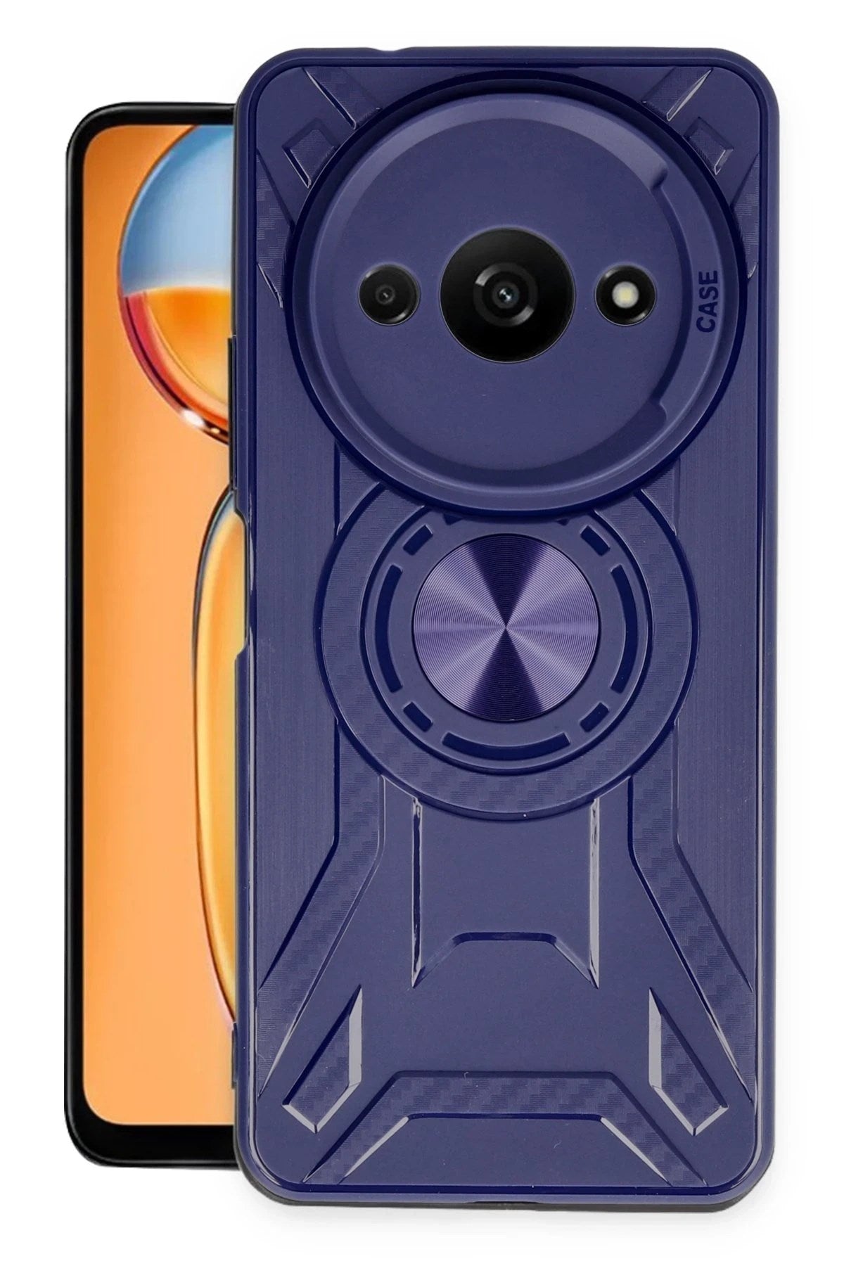 Mey İthalat® Redmi A3 4G Kılıf Lincoln Silikon - Lacivert
