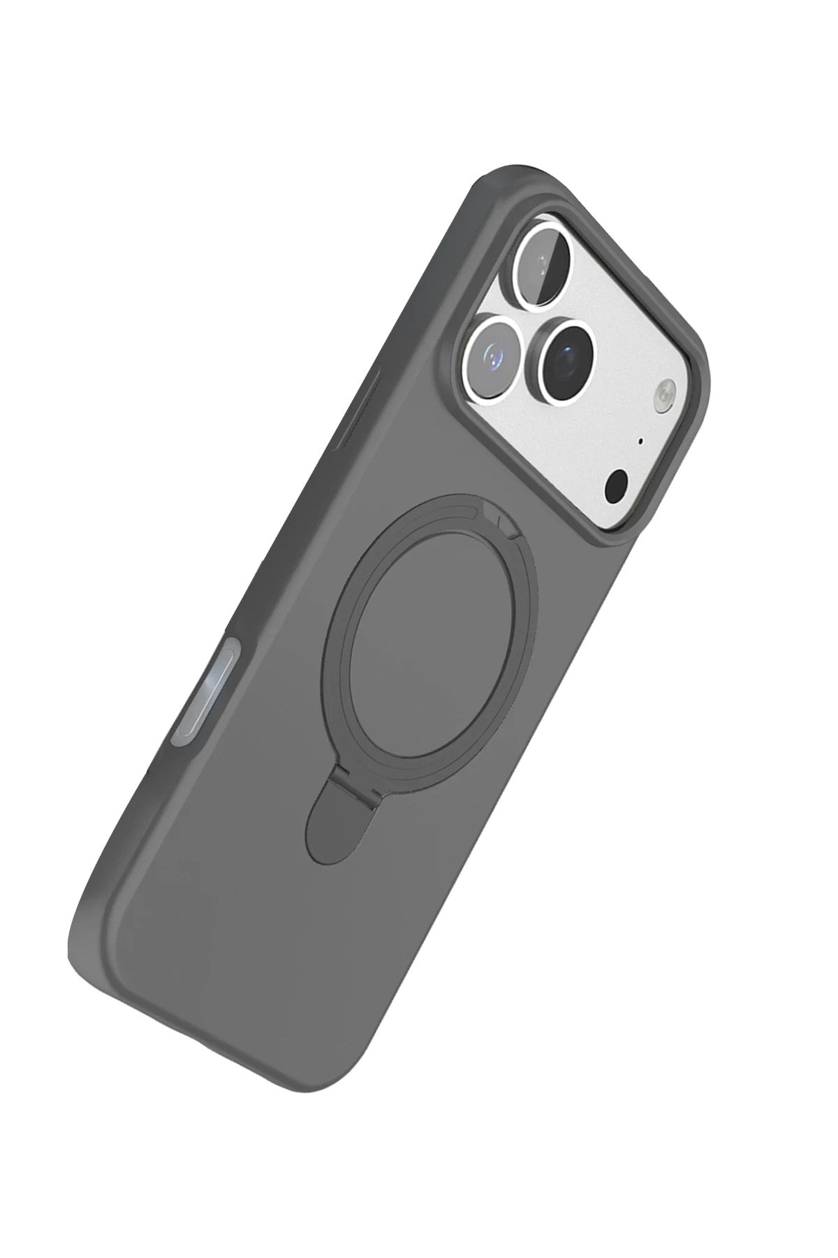 Mey İthalat® iPhone 17 Pro Regal Magsafe Standlı Kapak - Titan Gri