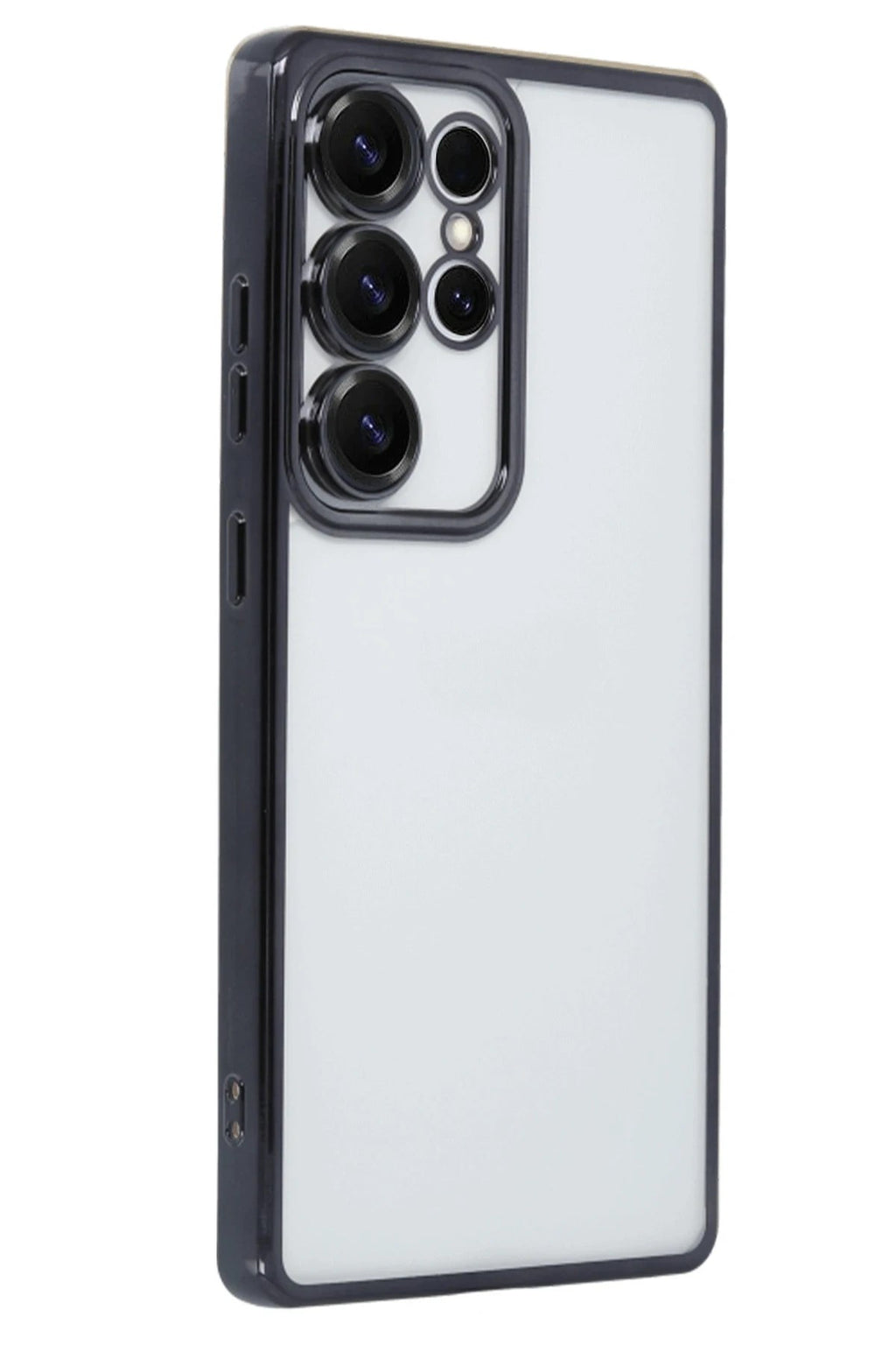 Mey İthalat® Samsung Galaxy S25 Ultra Kılıf Lensli Silikon - Siyah