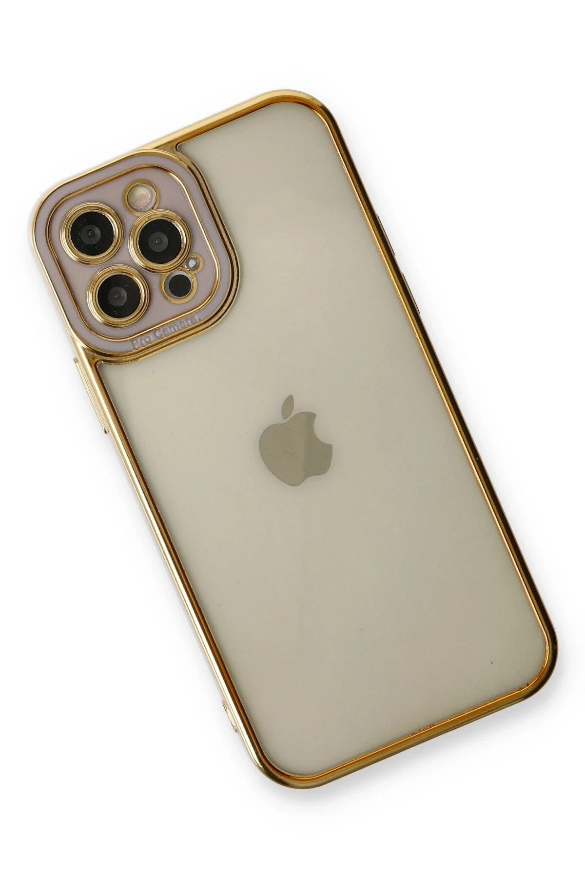 Mey İthalat® iPhone 12 Pro Max Kılıf Liva Lens Silikon - Lila